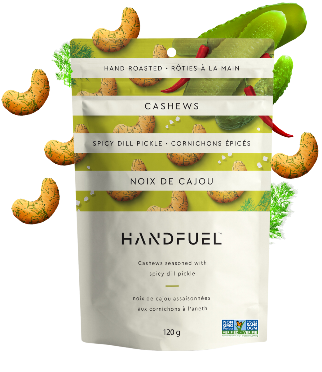 SPICY DILL PICKLE CASHEWS – Handfuel