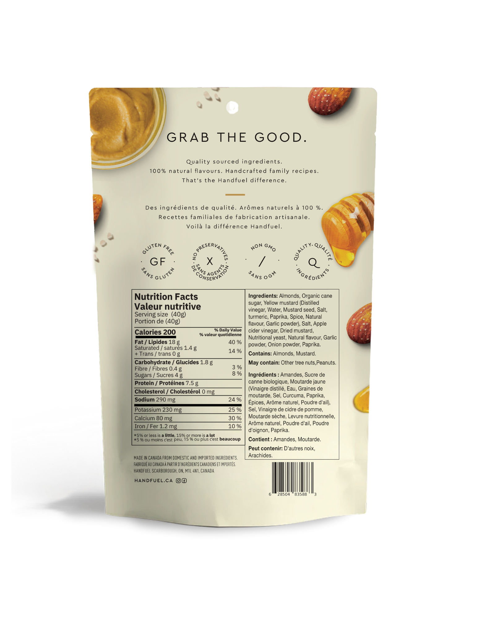 HONEY DIJON ALMONDS