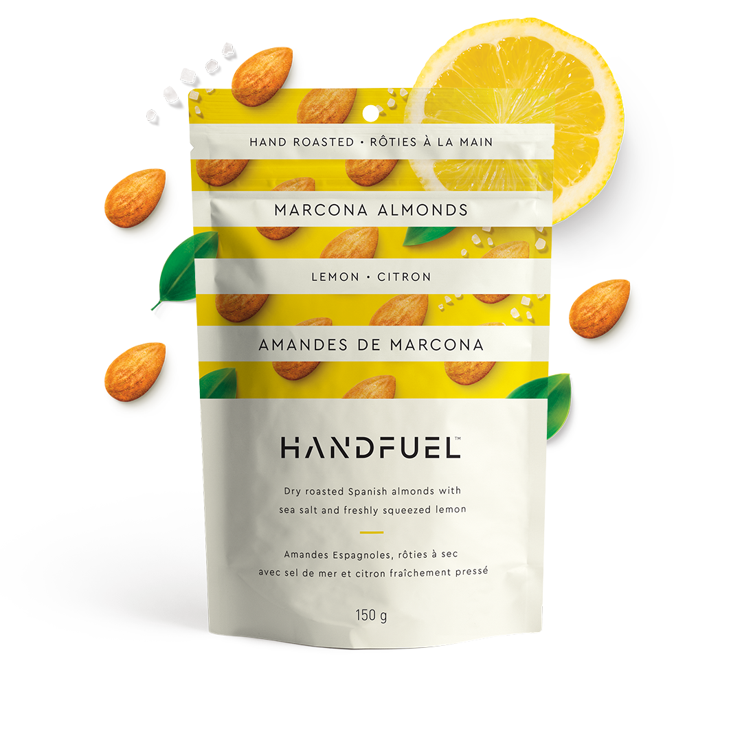 LEMON MARCONA ALMONDS – Handfuel