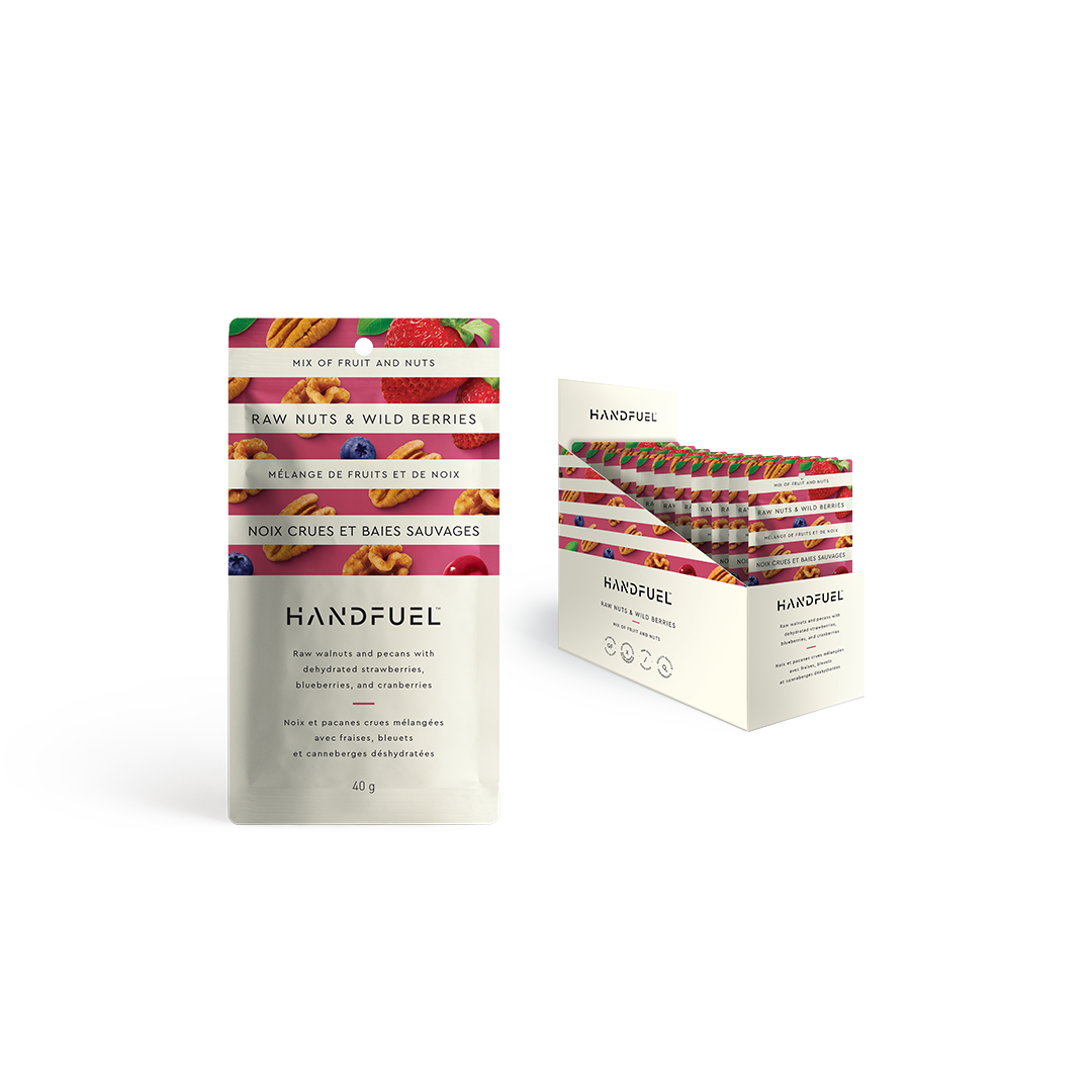 RAW NUTS & WILD BERRIES 40G X 12