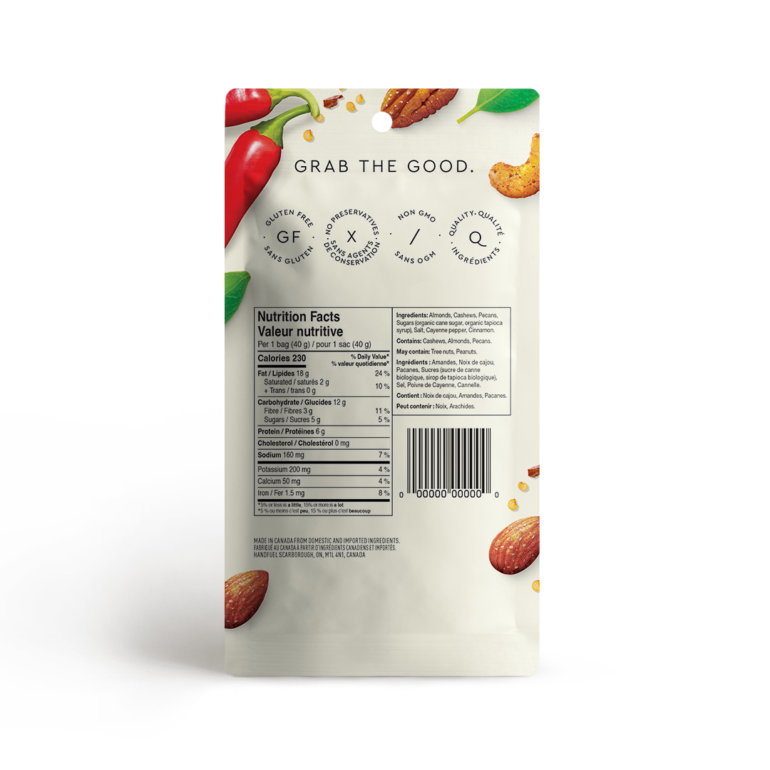 SWEET CHILI NUT MIX 40G X 12