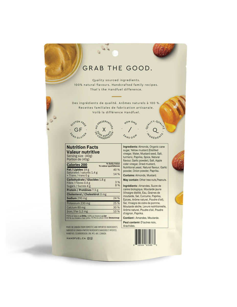 HONEY DIJON ALMONDS – Handfuel