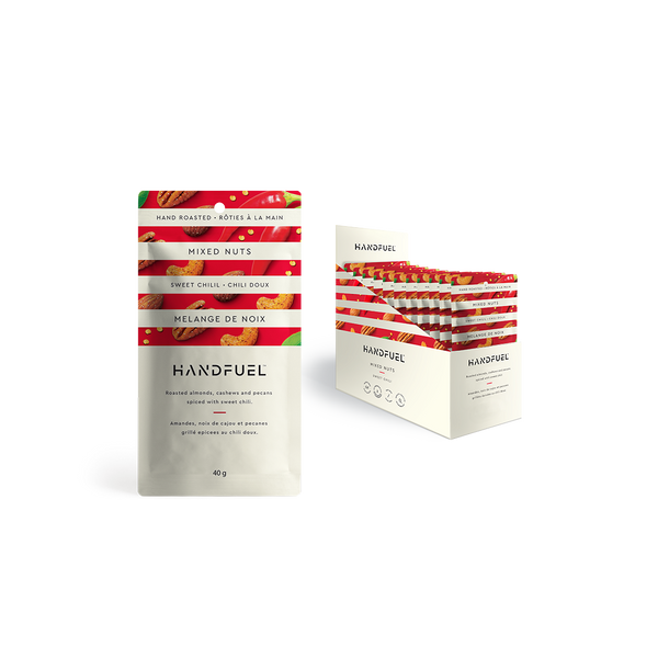 SWEET CHILI NUT MIX 40G X 12 – Handfuel