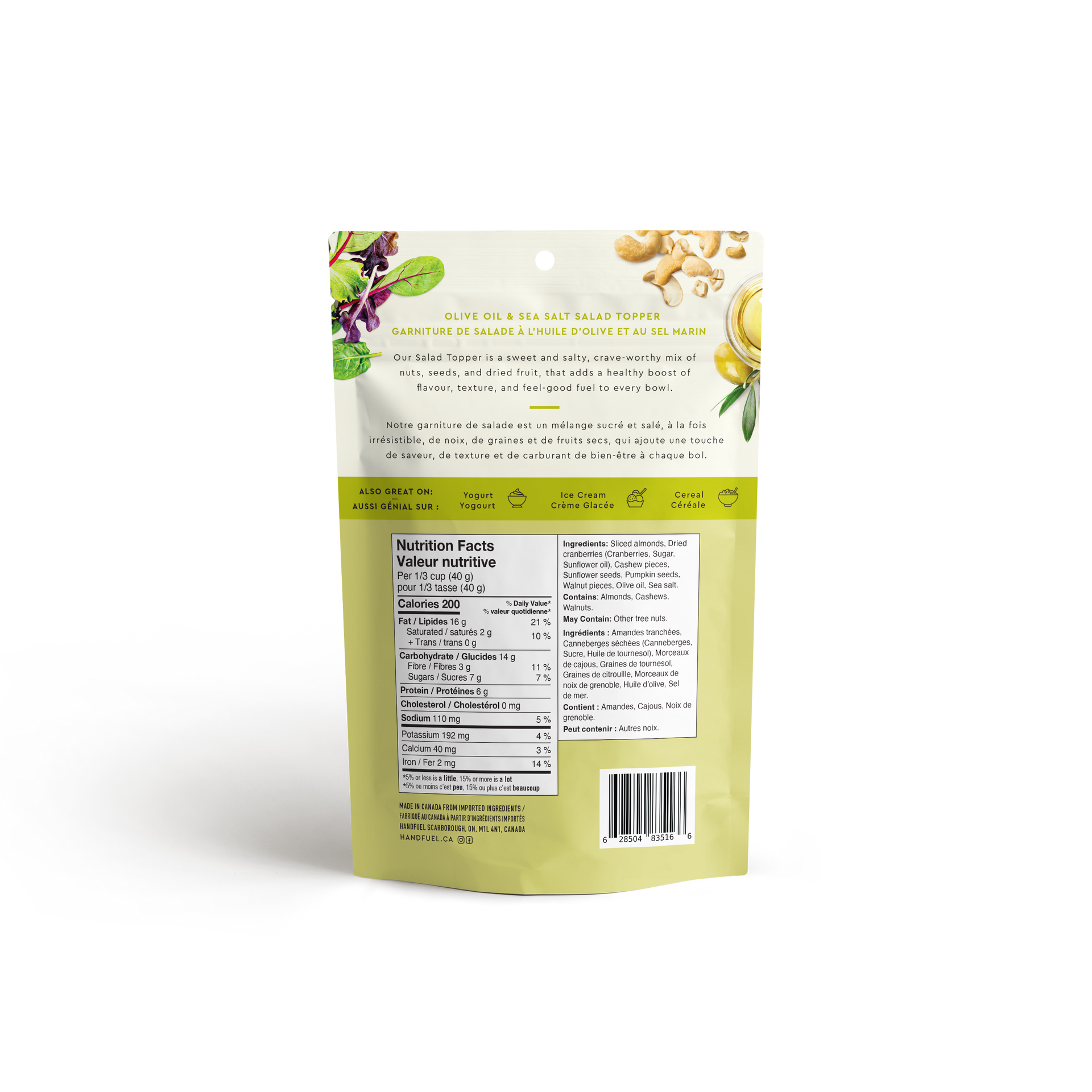 Olive Oil and Sea Salt Salad Topper