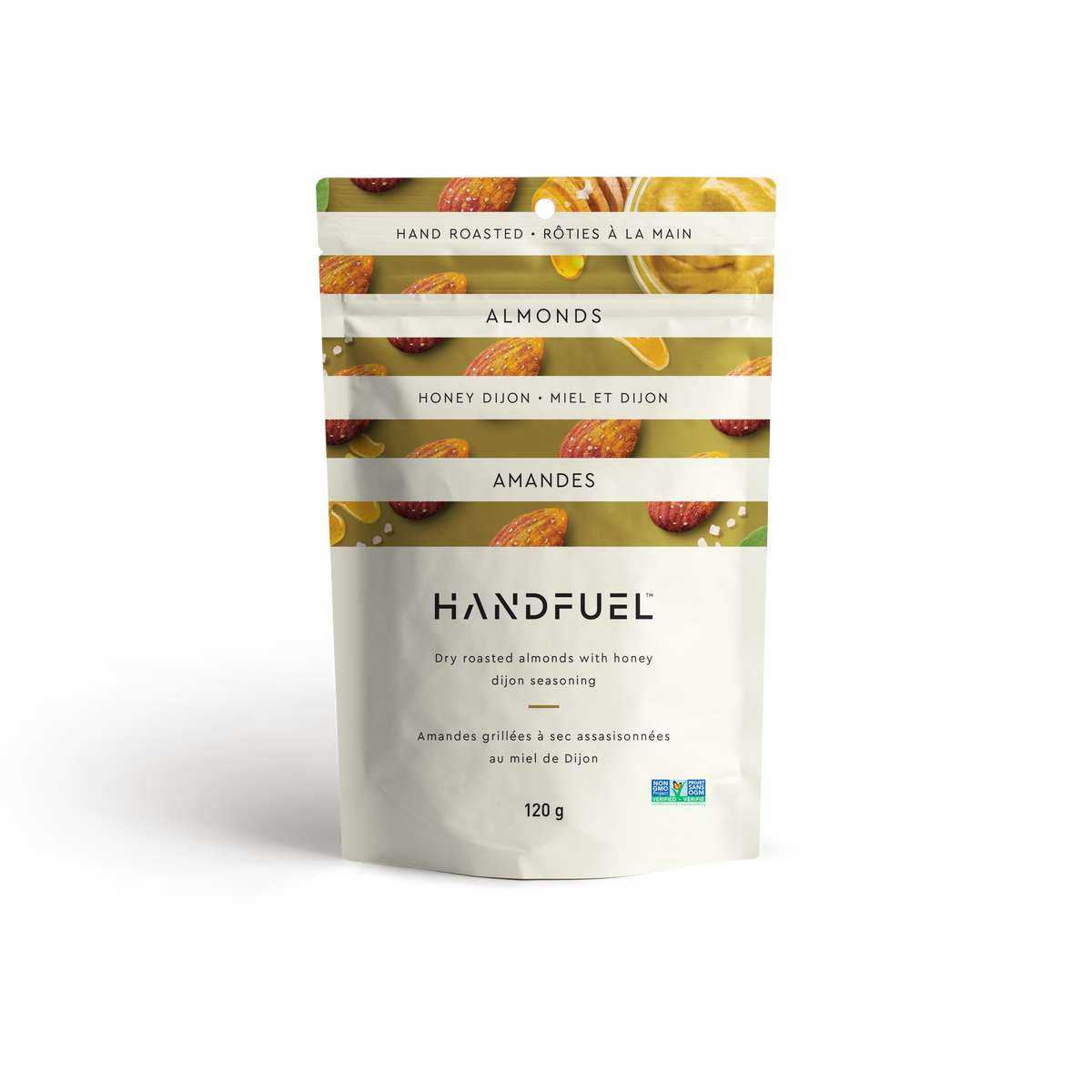 Honey Dijon Almonds — Savoury Snack | Handfuel