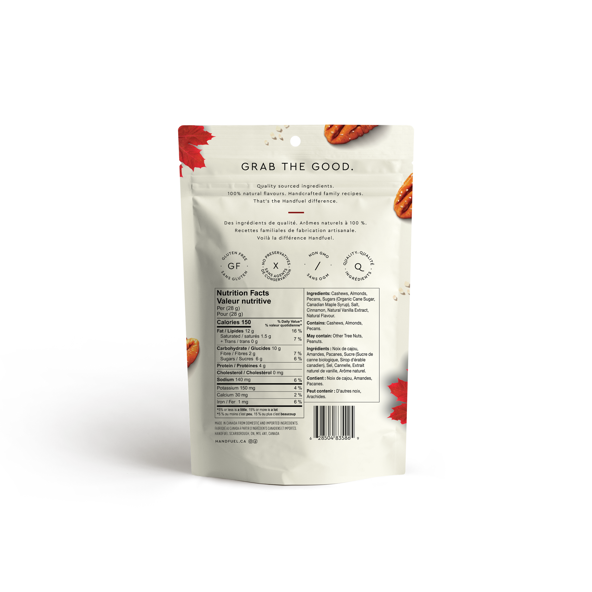 Canadian Maple Deluxe Mixed Nuts