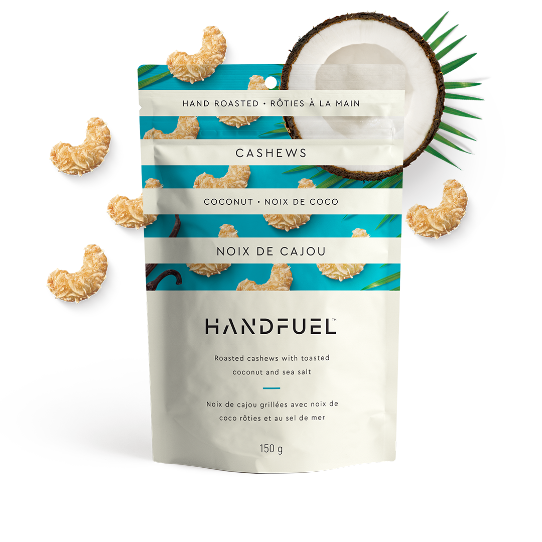Coconut Cashews — Hand-Roasted Snack | Handfuel