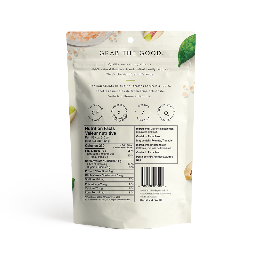 DRY ROASTED HIMALAYAN SALT PISTACHIOS